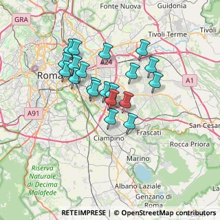 Mappa Via Giuseppe Devers, 00173 Roma RM, Italia (6.045)