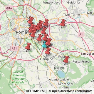 Mappa Via Giuseppe Devers, 00173 Roma RM, Italia (6.196)
