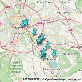 Mappa Via Giuseppe Devers, 00173 Roma RM, Italia (5.42385)