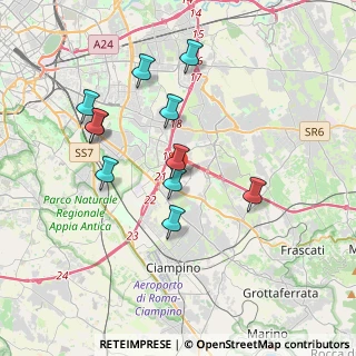 Mappa Via Giuseppe Devers, 00173 Roma RM, Italia (3.70909)