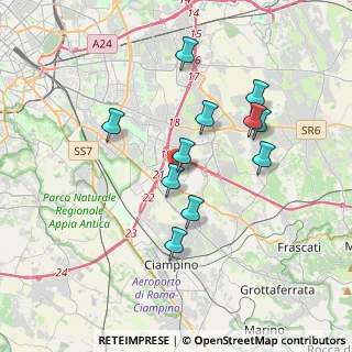 Mappa Via Giuseppe Devers, 00173 Roma RM, Italia (3.48909)