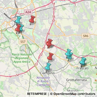 Mappa Via Florian Eugenio, 00173 Roma RM, Italia (5.03364)