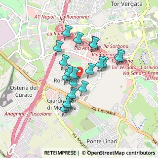 Mappa Via Giuseppe Devers, 00173 Roma RM, Italia (0.755)