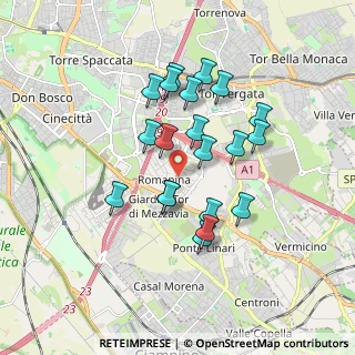 Mappa Via Giuseppe Devers, 00173 Roma RM, Italia (1.6195)