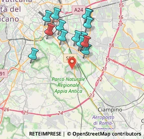 Mappa Via Sisinnio, 00178 Roma RM, Italia (3.828)