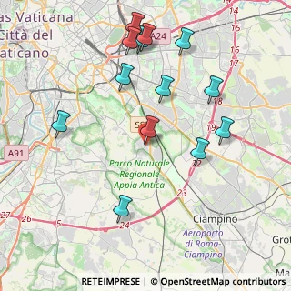 Mappa Via Sisinnio, 00178 Roma RM, Italia (4.59462)