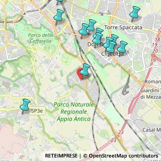 Mappa Via Sisinnio, 00178 Roma RM, Italia (2.64154)