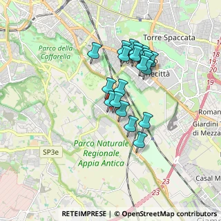 Mappa Via Sisinnio, 00178 Roma RM, Italia (1.5595)