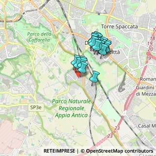 Mappa Via Sisinnio, 00178 Roma RM, Italia (1.432)