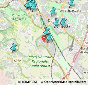 Mappa Via Sisinnio, 00178 Roma RM, Italia (2.5875)