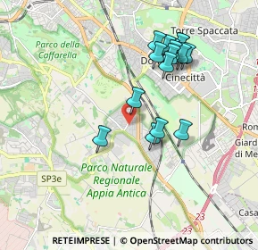 Mappa Via Sisinnio, 00178 Roma RM, Italia (1.8675)