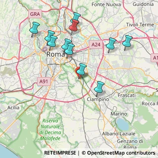 Mappa Via Sisinnio, 00178 Roma RM, Italia (8.68364)