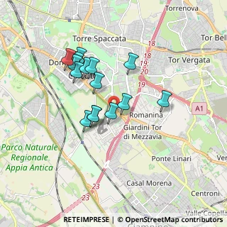 Mappa Via Villapiana, 00173 Roma RM, Italia (1.60267)