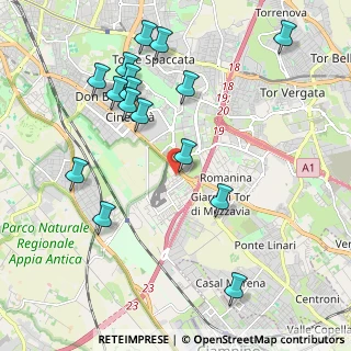 Mappa Via Villapiana, 00173 Roma RM, Italia (2.42063)