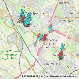 Mappa Via Villapiana, 00173 Roma RM, Italia (2.442)