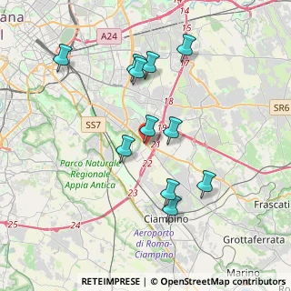 Mappa Via Altomonte, 00173 Roma RM, Italia (3.82818)
