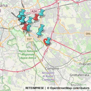 Mappa Via Altomonte, 00173 Roma RM, Italia (5.10714)