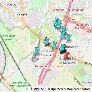 Mappa Via Altomonte, 00173 Roma RM, Italia (0.7995)