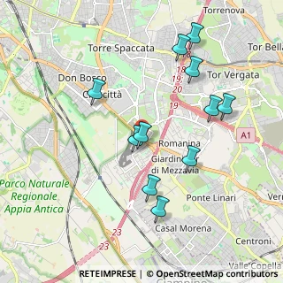 Mappa Via Altomonte, 00173 Roma RM, Italia (2.05091)