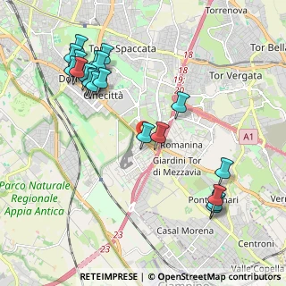 Mappa Via Altomonte, 00173 Roma RM, Italia (2.461)