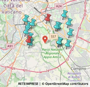 Mappa Vicolo di Tor Carbone, 00178 Roma RM, Italia (3.71375)
