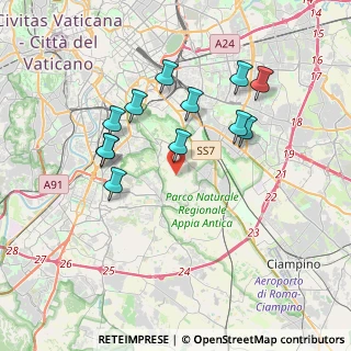 Mappa Vicolo di Tor Carbone, 00178 Roma RM, Italia (3.70417)