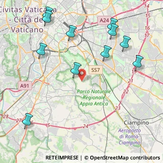 Mappa Vicolo di Tor Carbone, 00178 Roma RM, Italia (5.55545)