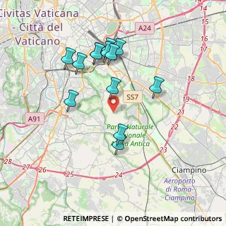 Mappa Vicolo di Tor Carbone, 00178 Roma RM, Italia (3.71923)
