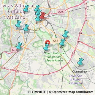 Mappa Vicolo di Tor Carbone, 00178 Roma RM, Italia (5.21167)