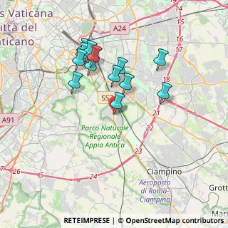 Mappa Via Acerenza, 00178 Roma RM, Italia (3.51231)