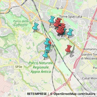 Mappa Via Acerenza, 00178 Roma RM, Italia (1.6225)