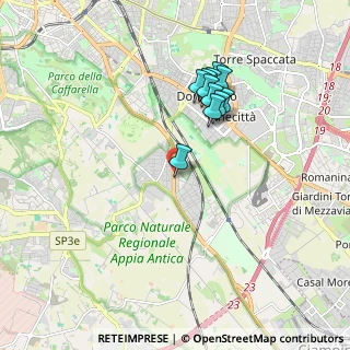 Mappa Via Acerenza, 00178 Roma RM, Italia (1.71364)