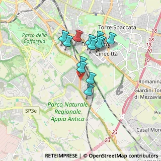Mappa Via Acerenza, 00178 Roma RM, Italia (1.53923)