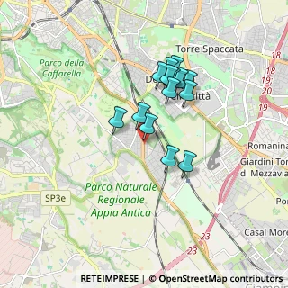 Mappa Via Acerenza, 00178 Roma RM, Italia (1.45357)