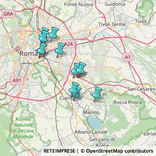 Mappa C.C. Tor Vergata, 00173 Roma RM, Italia (7.2)