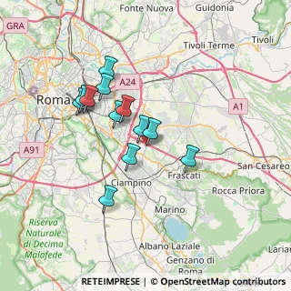Mappa Centro Commerciale, 00173 Roma RM, Italia (6.18833)