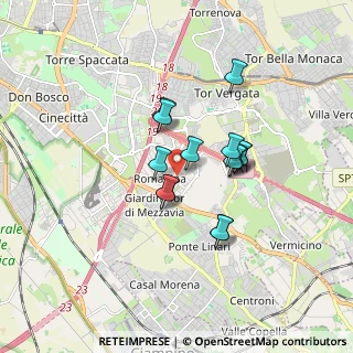 Mappa Via Federico Faruffini, 00173 Roma RM, Italia (1.35786)
