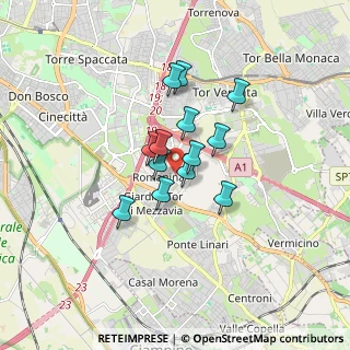 Mappa Via Federico Faruffini, 00173 Roma RM, Italia (1.19923)
