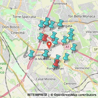 Mappa Via Federico Faruffini, 00173 Roma RM, Italia (1.6055)
