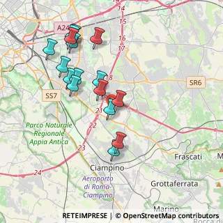 Mappa Via Federico Faruffini, 00173 Roma RM, Italia (4.05625)