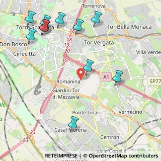 Mappa Via Saetta Antonino, 00173 Roma RM, Italia (2.94545)