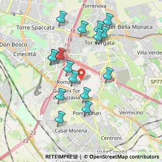 Mappa Via Saetta Antonino, 00173 Roma RM, Italia (2.04)
