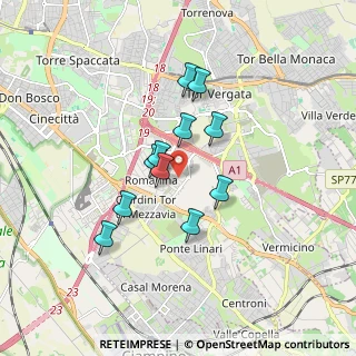 Mappa Via Saetta Antonino, 00173 Roma RM, Italia (1.41818)
