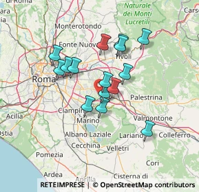 Mappa Via di Fontana Candida, 00044 Frascati RM, Italia (11.55733)