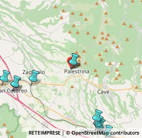 Mappa Piazzale Kennedy, 00038 Palestrina RM, Italia (6.28909)