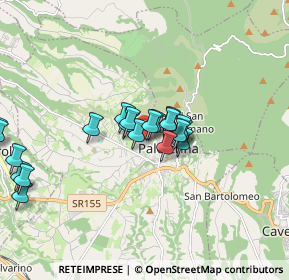 Mappa Piazzale Kennedy, 00038 Palestrina RM, Italia (1.7315)