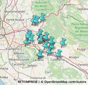 Mappa Piazzale Kennedy, 00038 Palestrina RM, Italia (9.964)