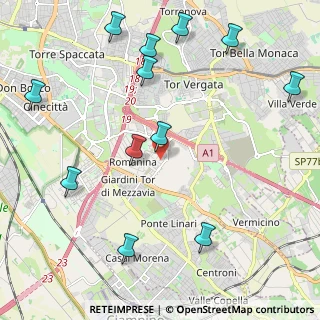 Mappa VIa Alfonso Favino, 00173 Roma RM, Italia (2.77917)