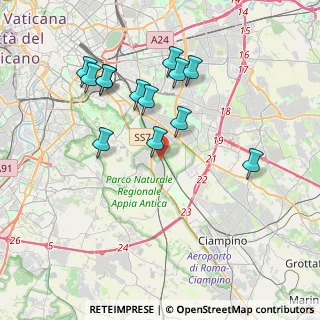 Mappa Via Rombiolo, 00178 Roma RM, Italia (3.94154)