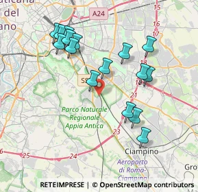 Mappa Via Rombiolo, 00178 Roma RM, Italia (4.0025)